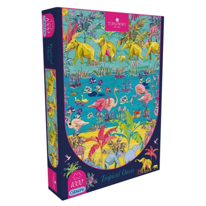 Puzzle Gibsons 1000 piese - HoT - Oază Tropicală (G7172)