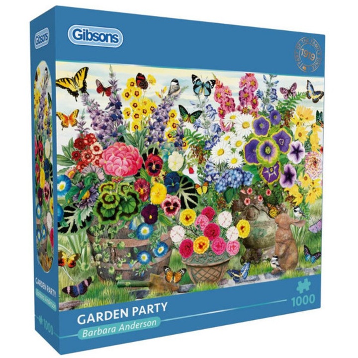 Пъзел Гибсънс от 1000 части - Градинско парти (G6459)