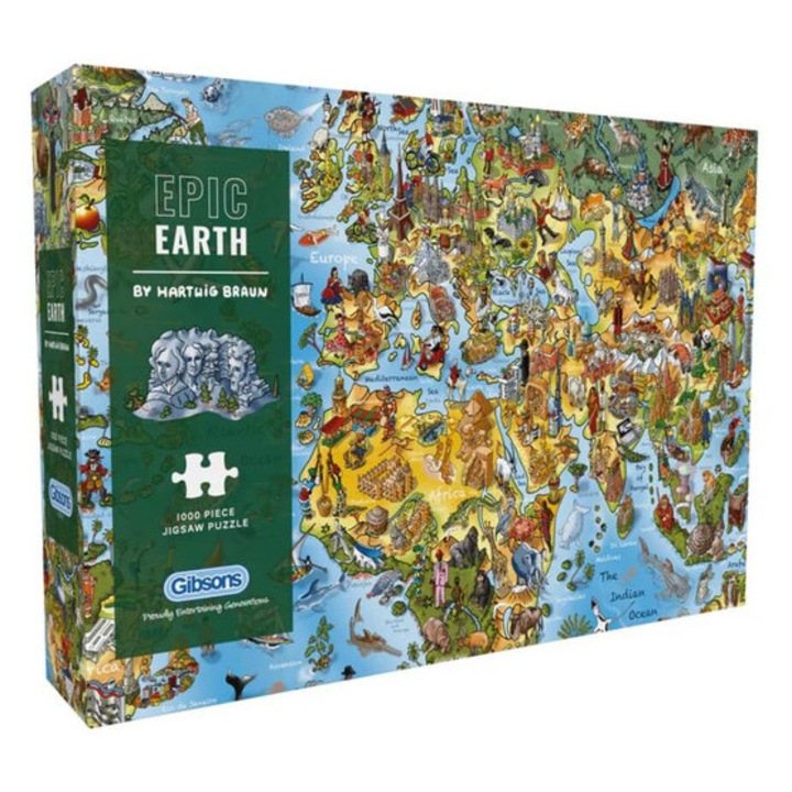 Puzzle Gibsons 1000 piese - Pământ Epic (G7181)