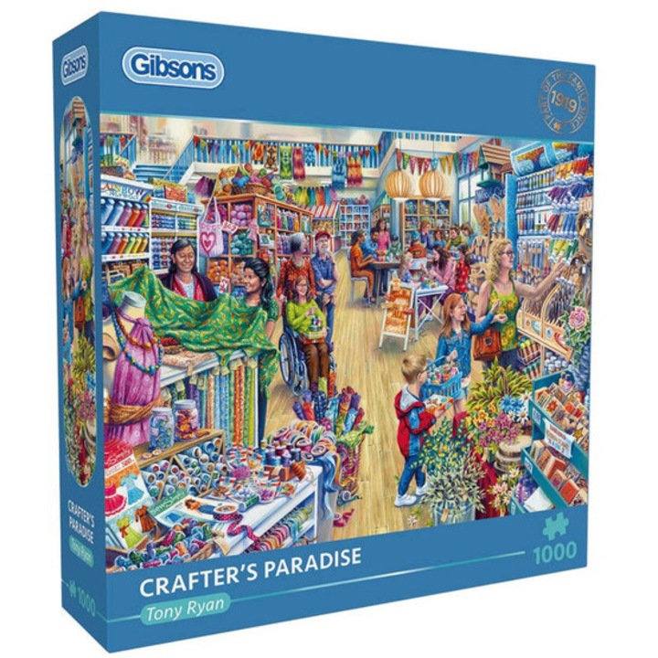 Puzzle Gibsons 1000 piese - Paradisul Artizanului (G6426)