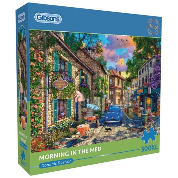 Пъзел Gibsons 500 части XL - Сутрин в Средиземноморието (G3565)