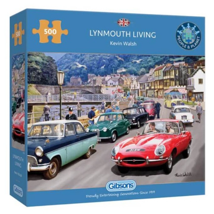 Gibsons пъзел от 500 части - Lynmouth Living (G3151)