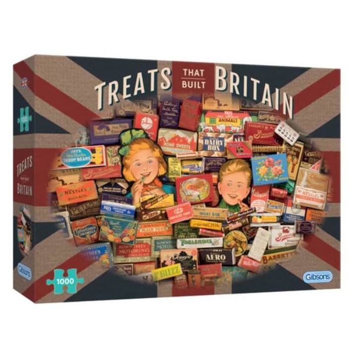 Puzzle Gibsons 1000 piese - Treats That Built Britain (G7126)