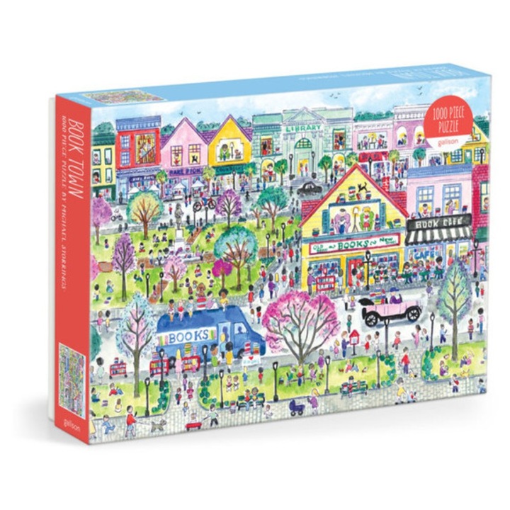 Puzzle Galison 1000 piese - Michael Storrings - Book Townscape (88062)