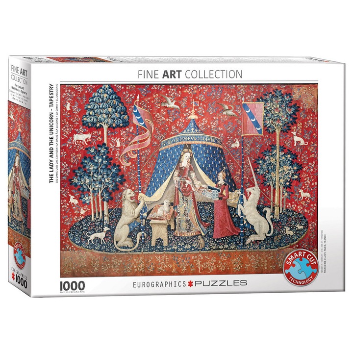 Eurographics пъзел от 1000 части - Дамата и еднорогът (6000-6171)