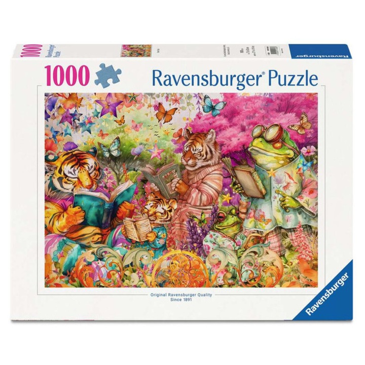 Ravensburger пъзел от 1000 части - Книжен клуб (12001856)