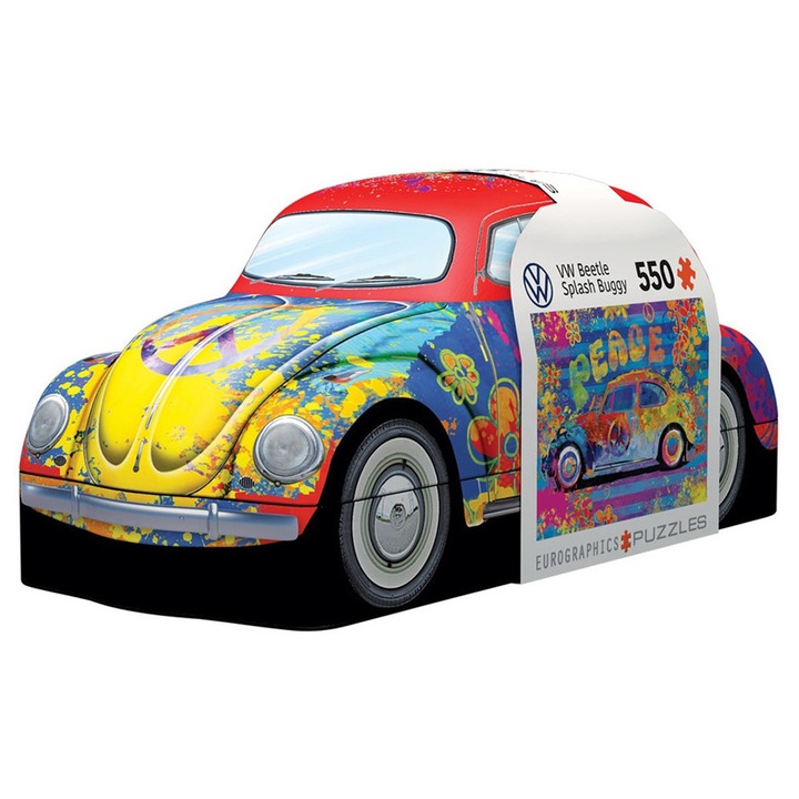 Пъзел Eurographics 550 части - Beetle Splash в метална кутия (8551-6026)