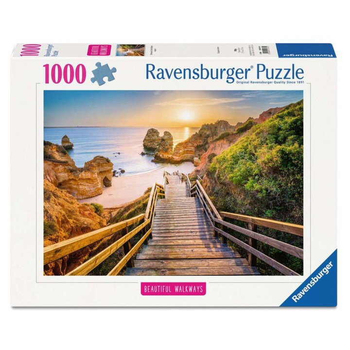 Ravensburger пъзел от 1000 части - Разходка по крайбрежието на залива Камило (12001761)