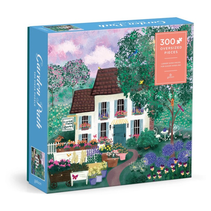 Puzzle Galison 300 piese - Joy Laforme - Cărare de grădină (88215)