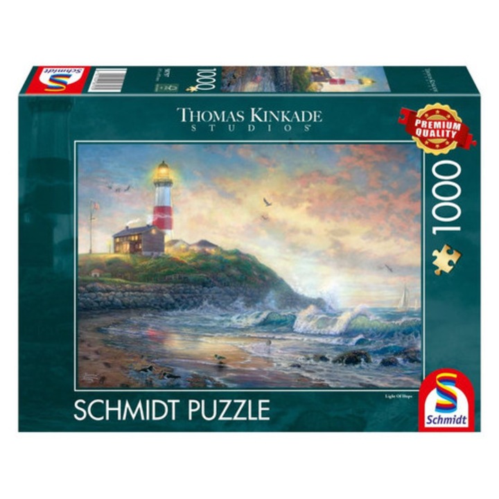 Schmidt puzzle 1000 piese - Farul speranței, Thomas Kinkade (58797)