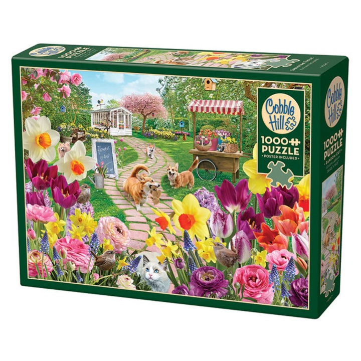 Puzzle Cobble Hill 1000 piese - Distracție de primăvară (40347)