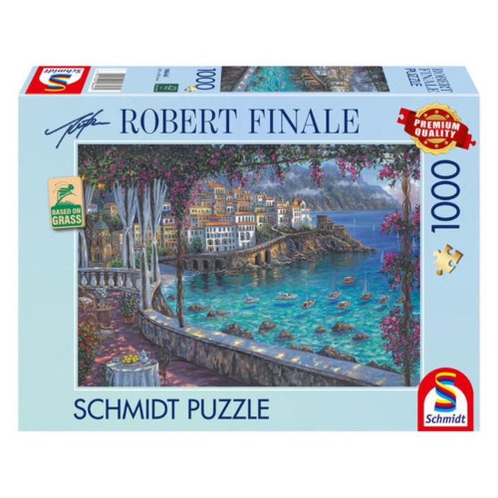 Schmidt puzzle 1000 piese - Coasta Amalfi, Robert Finale (58646)