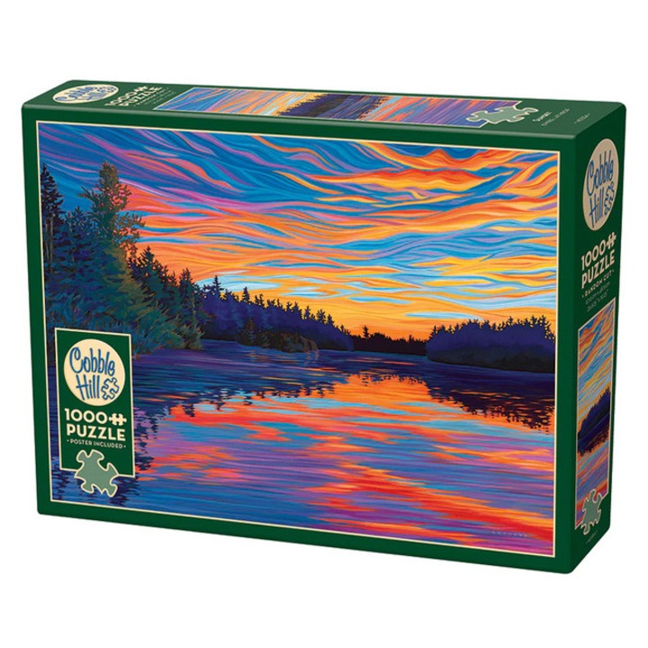 Puzzle Cobble Hill 1000 piese - Apus de soare (40354)