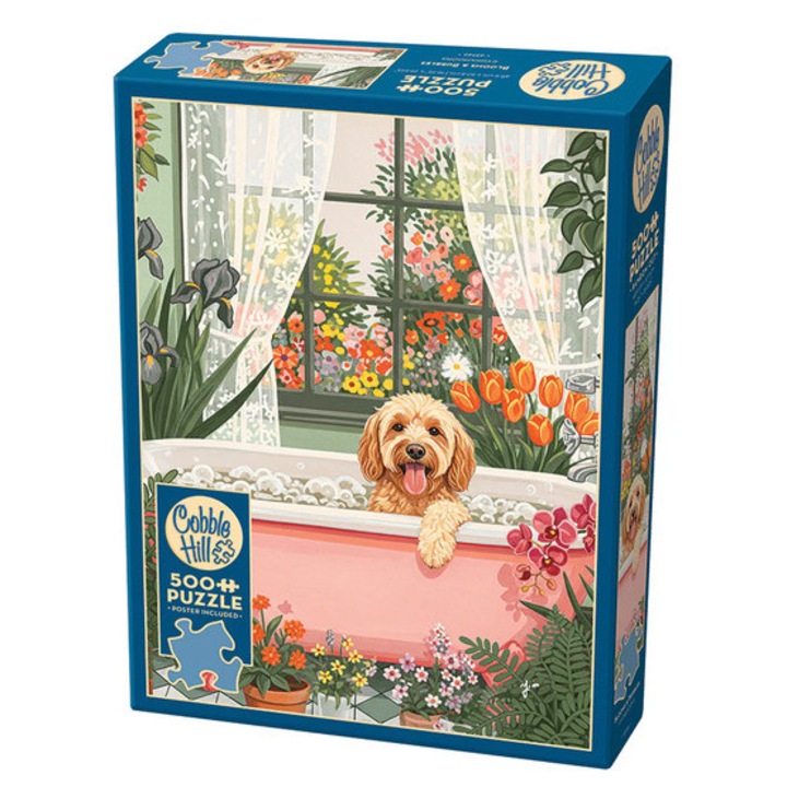 Puzzle Cobble Hill 500 piese - Blooms and Bubbles (45146)