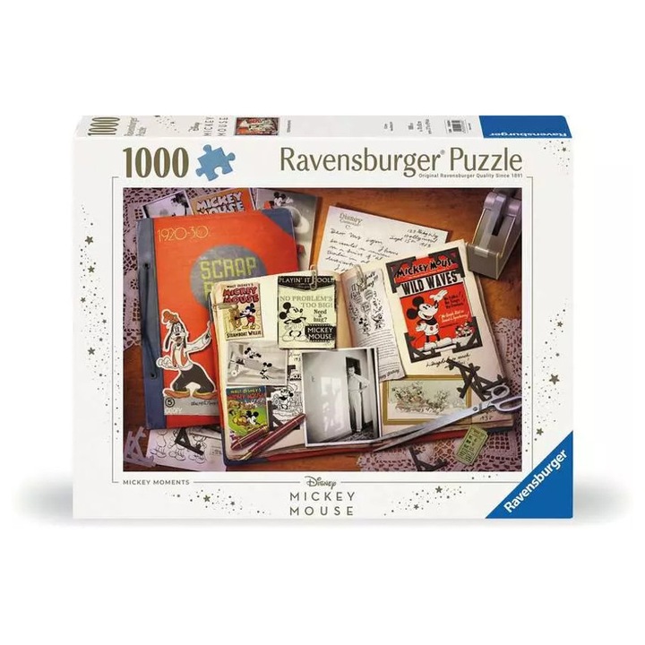 Ravensburger Пъзел 1000 части - 1930 Mickey Moments (12000839)