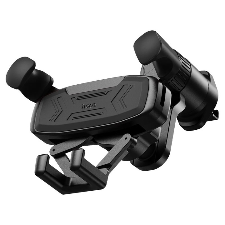 Suport Auto Telefon Hoco H66, Gravity, Rotire 360, Negru