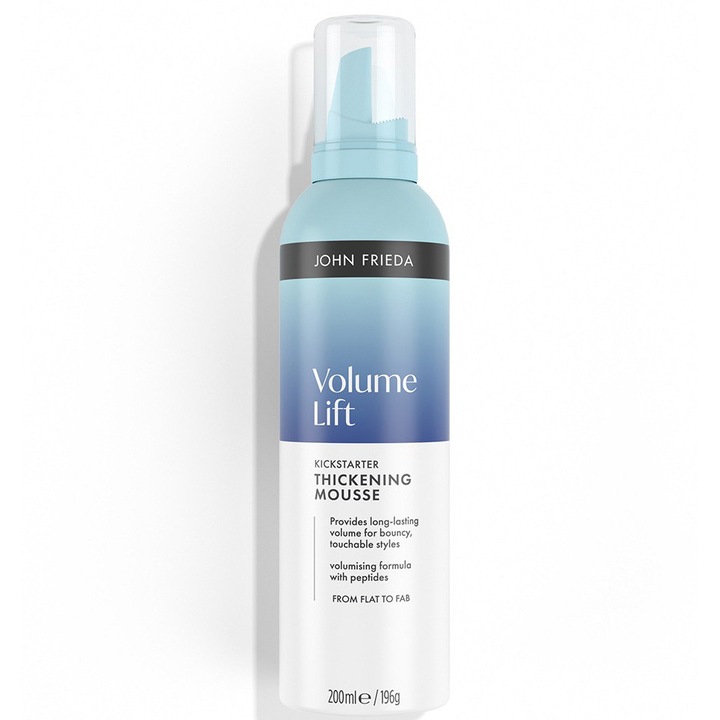 Spuma pentru par John Frieda Volume Lift Kickstarter Thickening, 200 ml