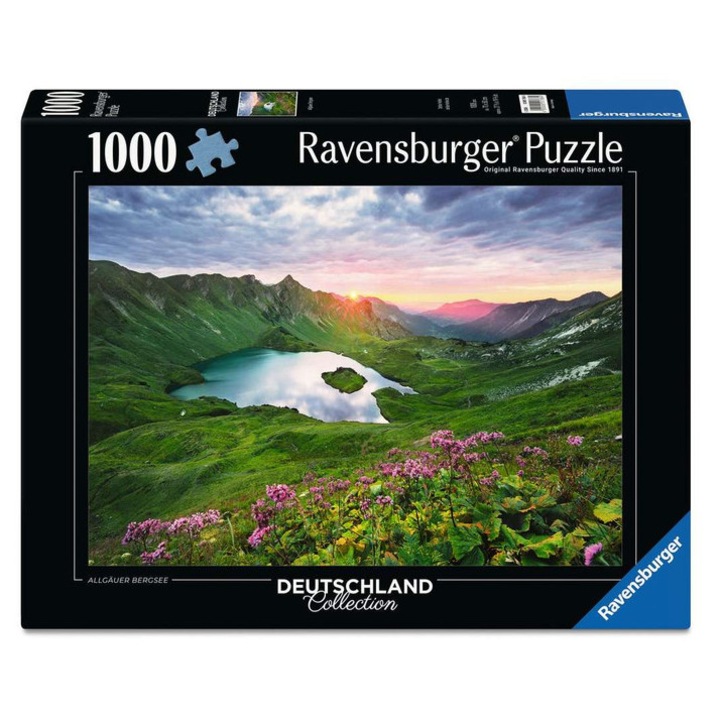 Ravensburger Пъзел от 1000 части - Планинско езеро Алгой (12001768)