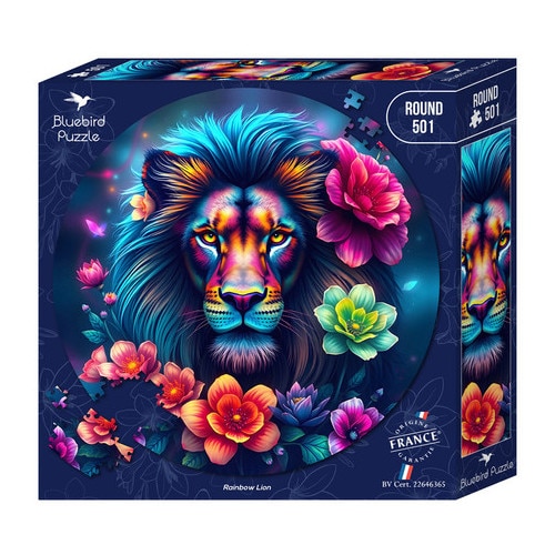 Puzzle Bluebird 501 piese - Rainbow Lion (91145) - eMAG.ro