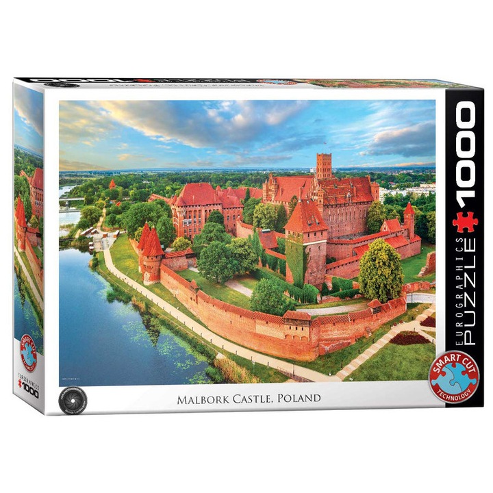 Пъзел Eurographics 1000 части - Замък Малборк, Полша (6000-6173)