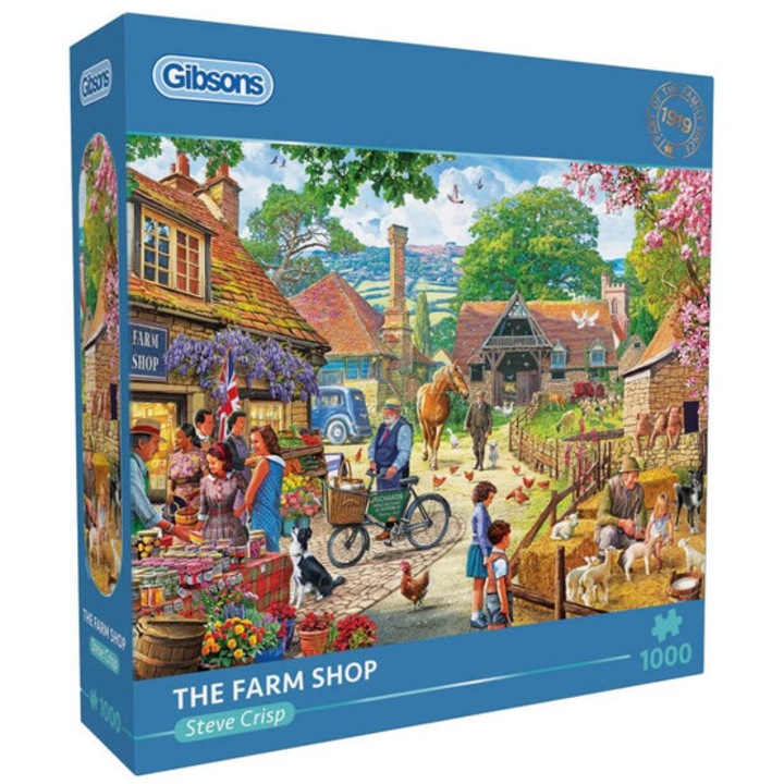 Puzzle Gibsons 1000 piese - Magazinul Fermei (G6458)