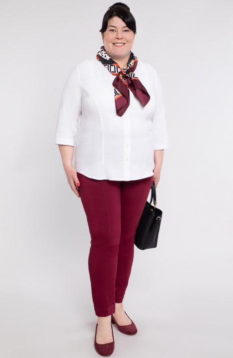 Bordó nadrág zsebekkel