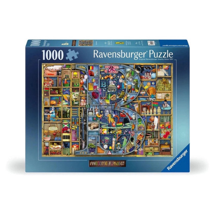 Ravensburger пъзел от 1000 части - Прекрасна азбука B (12000327)