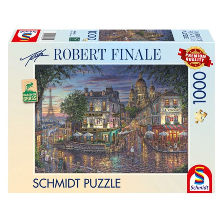 Puzzle Schmidt 1000 piese - Montmartre, Redina Tili (58645)