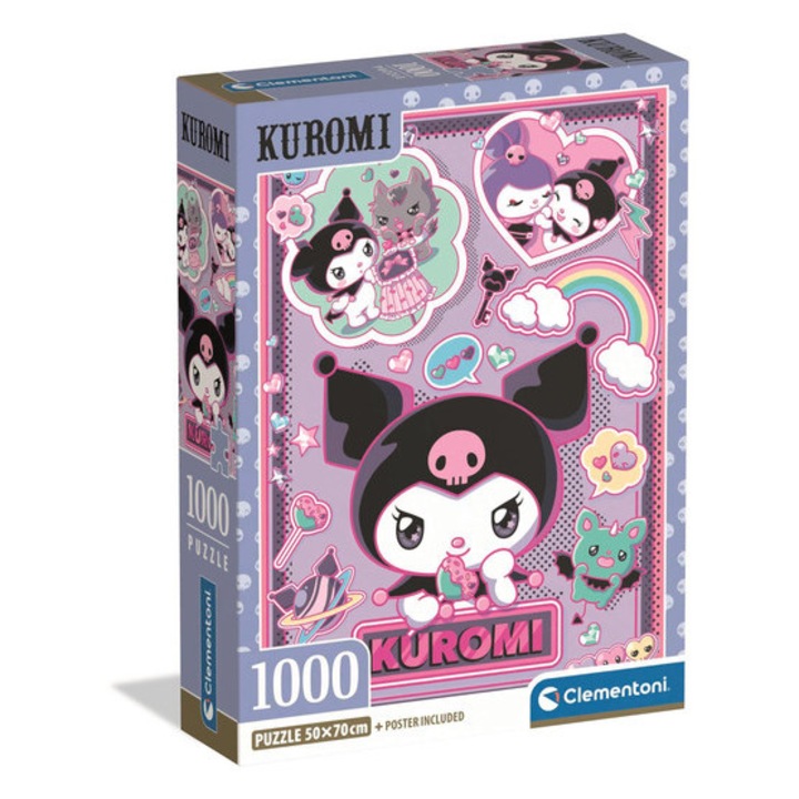 Clementoni 1000 piese puzzle - Kuromi (37120)