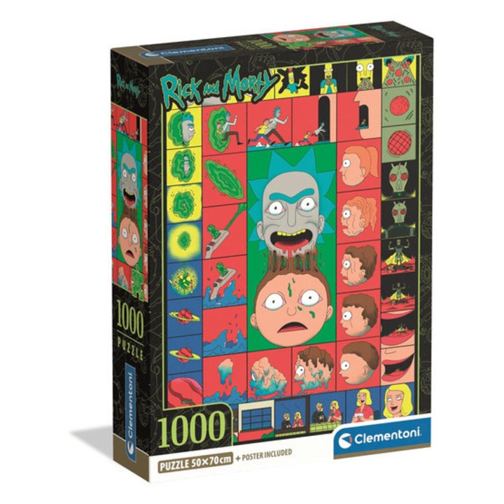 Clementoni puzzle 1000 piese - Rick and Morty 3 (37512)