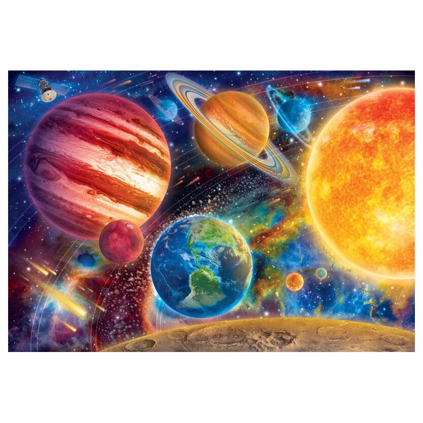 Puzzle Bluebird 1000 piese - Sistemul Solar Uimitor (91159) - eMAG.ro