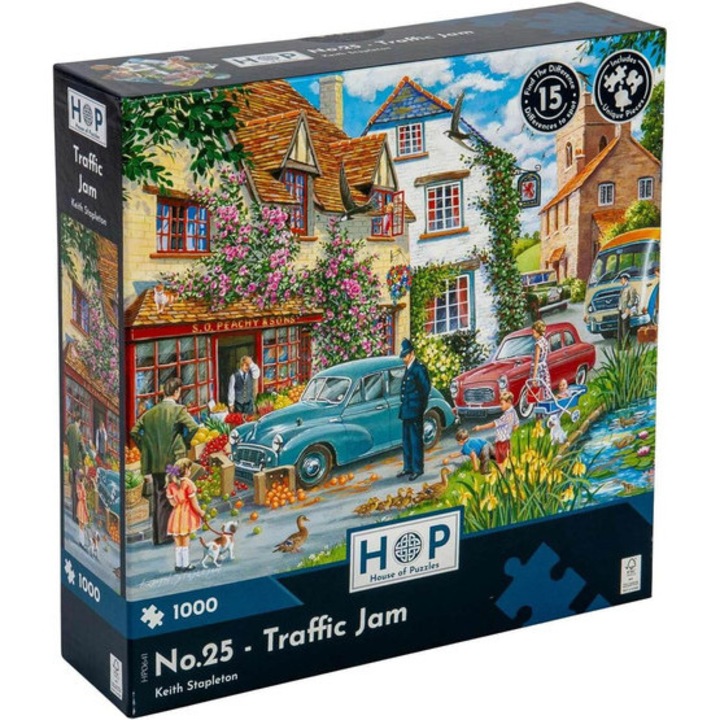House of Puzzles puzzle de 1000 de piese - No.25 Blocaj în trafic (HP0641)