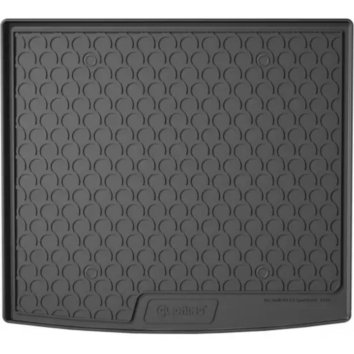 Gledring csomagtértálca Q3 SportBack-hez, variálható aljjal, mozgatható hátsó paddal