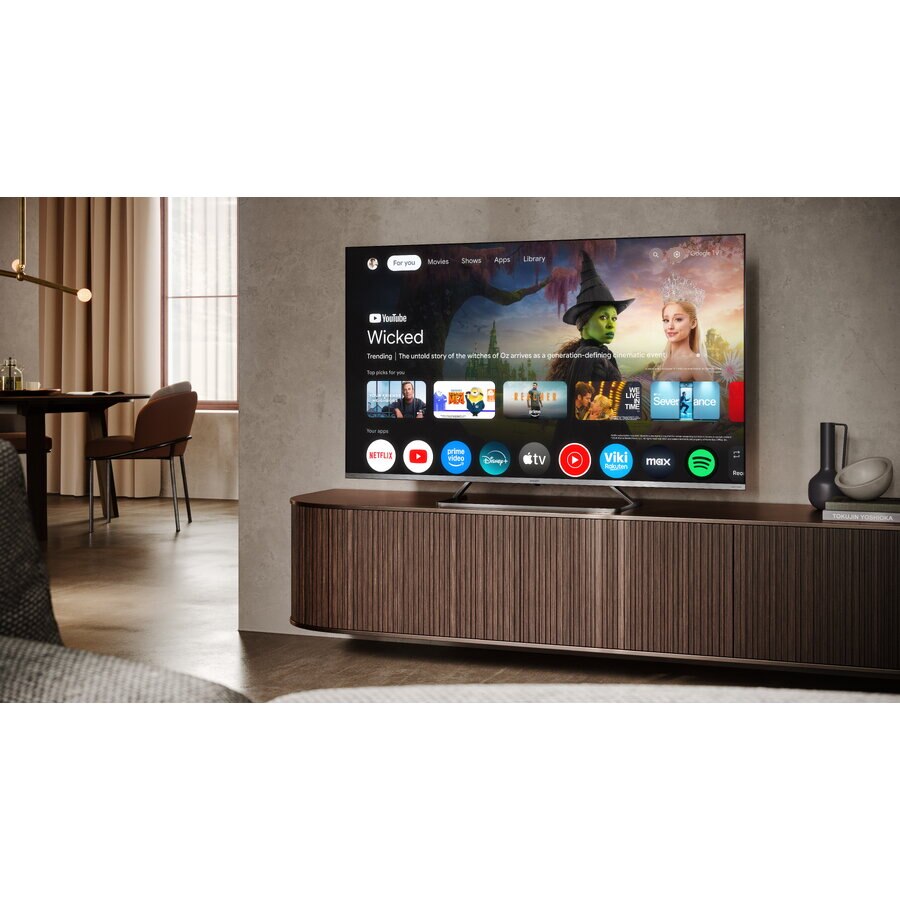 Televizor Sharp 55JP7265E, Smart TV, 4K Ultra HD, QLED MiniLED, Negru, 55" (139cm)