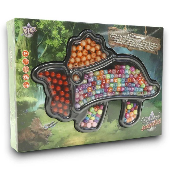 Творчески комплект за нанизване на мъниста за развитие на умения, от 6 години