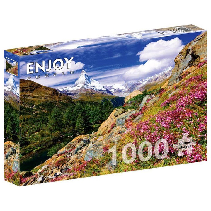 Bucurați-vă de puzzle-ul de 1000 de piese - Vârful Matterhorn (2419)