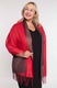 Ярък червен шал UNI