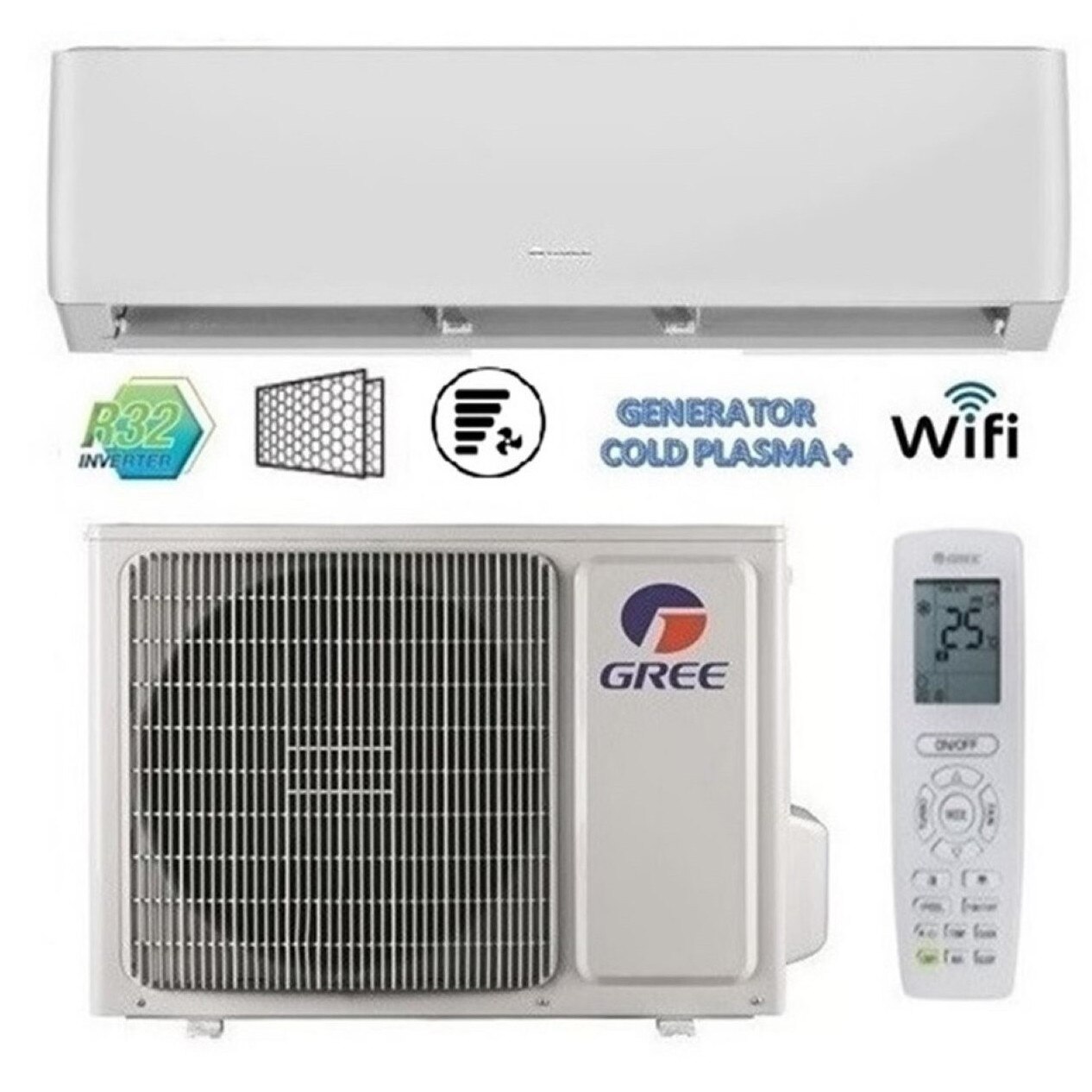 Aparat De Aer Conditionat Gree Pulsar GWH09AGAXB K6DNA1C Inverter 9000 