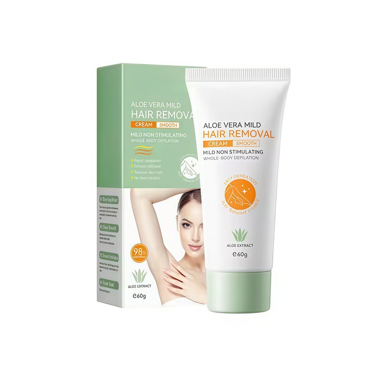 Szőrtelenítő krém, Vitesthord, hidratáló formula, 60g