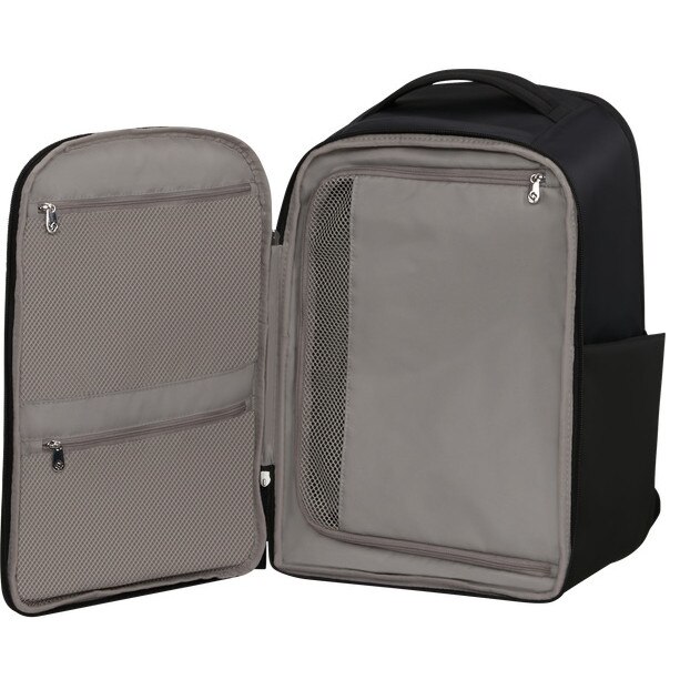 Rucsac Samsonite Move Journey S pentru laptop de damă, sub scaun, 14.1" 40 x 25 x 20 cm negru