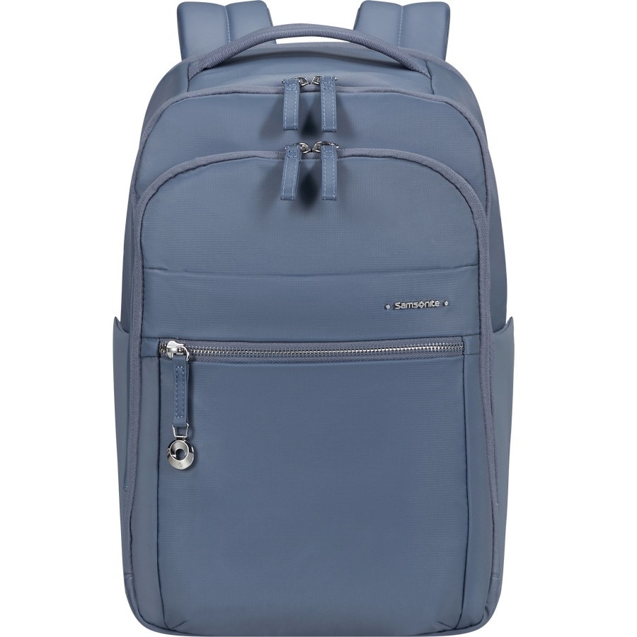 Rucsac laptop Samsonite Move Journey S pentru femei, sub scaun, 14.1", 40 x 25 x 20 cm, albastru furtună