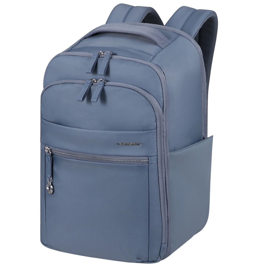 Rucsac laptop Samsonite Move Journey S pentru femei, sub scaun, 14.1", 40 x 25 x 20 cm, albastru furtună