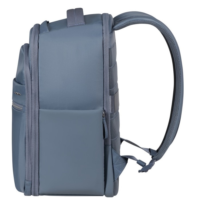 Rucsac laptop Samsonite Move Journey S pentru femei, sub scaun, 14.1", 40 x 25 x 20 cm, albastru furtună