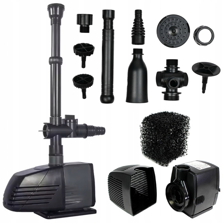 Pompa de recirculare 1000 l/h pentru iaz si fantana, 16W