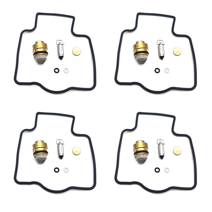 Kit de reparare carburator ItalyRacing, set 4 bucati, pentru Kawasaki ZX 750 Ninja ZX7R, 1996-2003