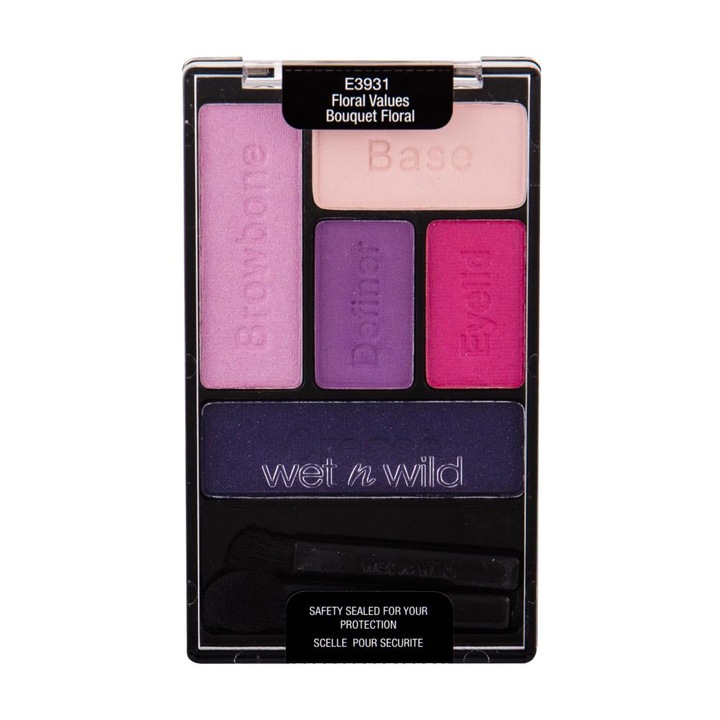 Paleta de farduri de ochi Wet n Wild Color Icon E3931, 5 nuante, multicolor, 6 g