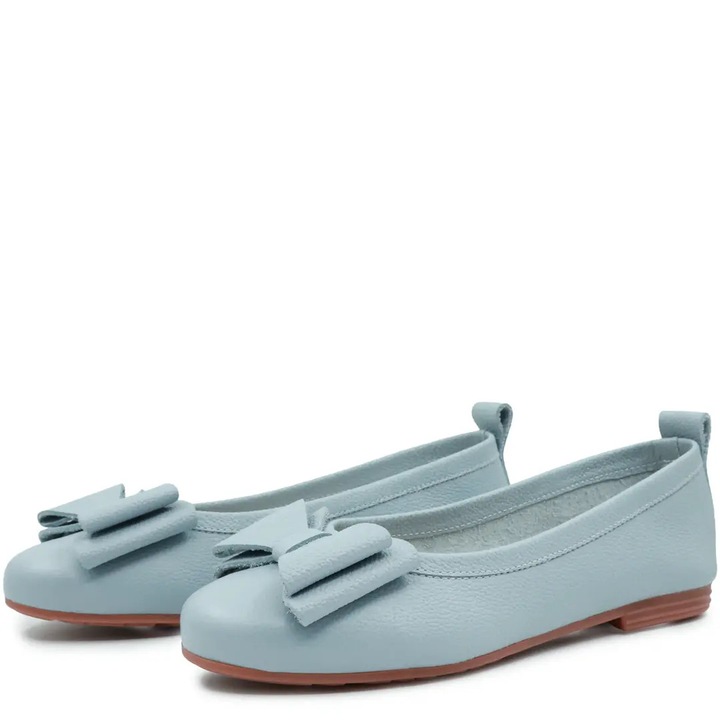 Balerini dama, Glemis, f-6.7, Piele naturala, Albastru