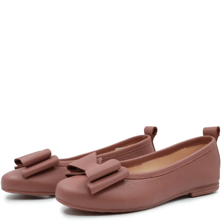 Balerini dama, Glemis, f-6.7, Piele naturala, Roz