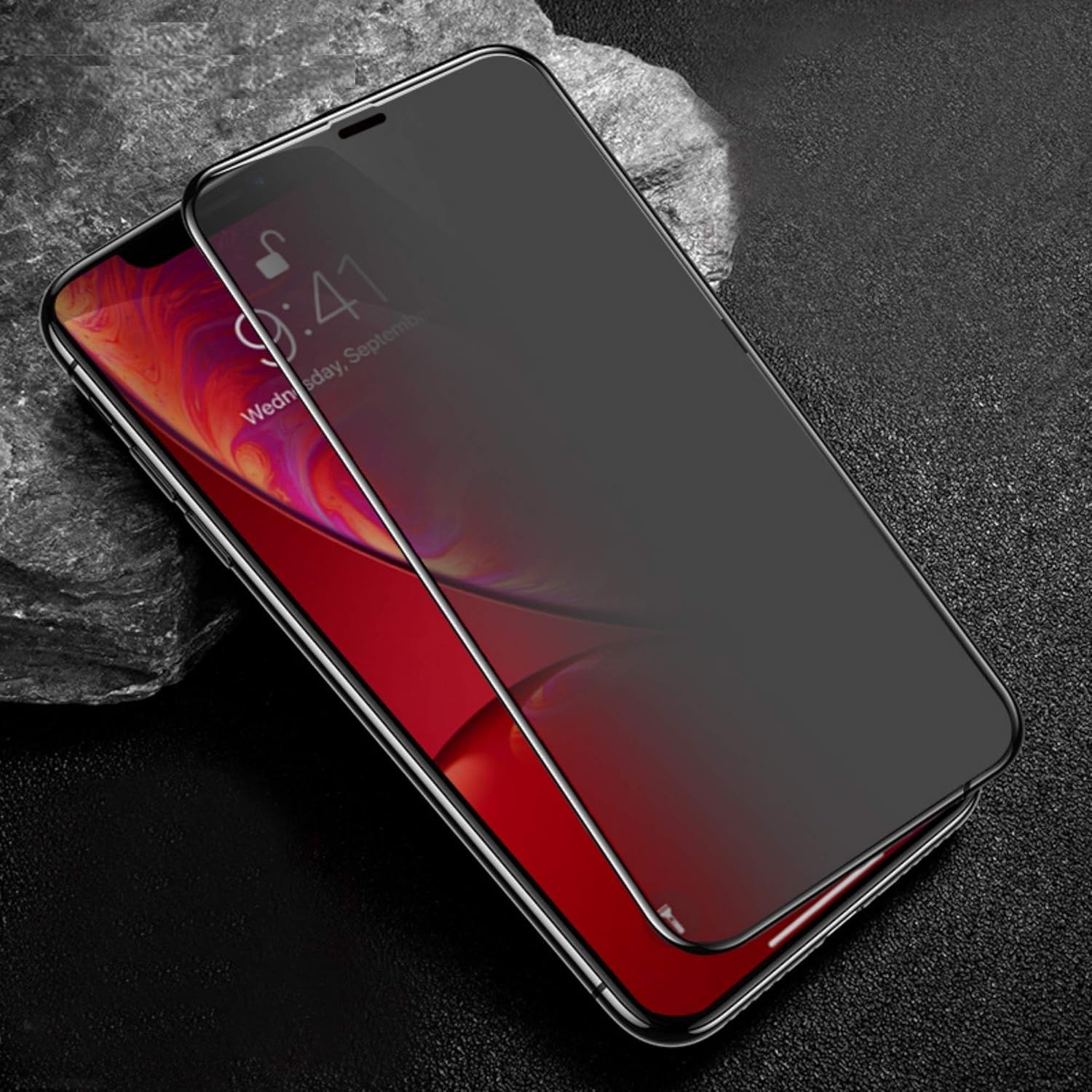 Set 2 Folie Sticla Privacy CRE8VE3 compatibila cu iPhone 15pro, MaxDefense+ Privacy, Full Cover 3D, Full Glue, Sticla Securizata, Duritate Militara, Ultra HD, Protectie Profesionala Ecran 3D, Aluminiu inalt, Anti Zgarieturi, Anti Socuri