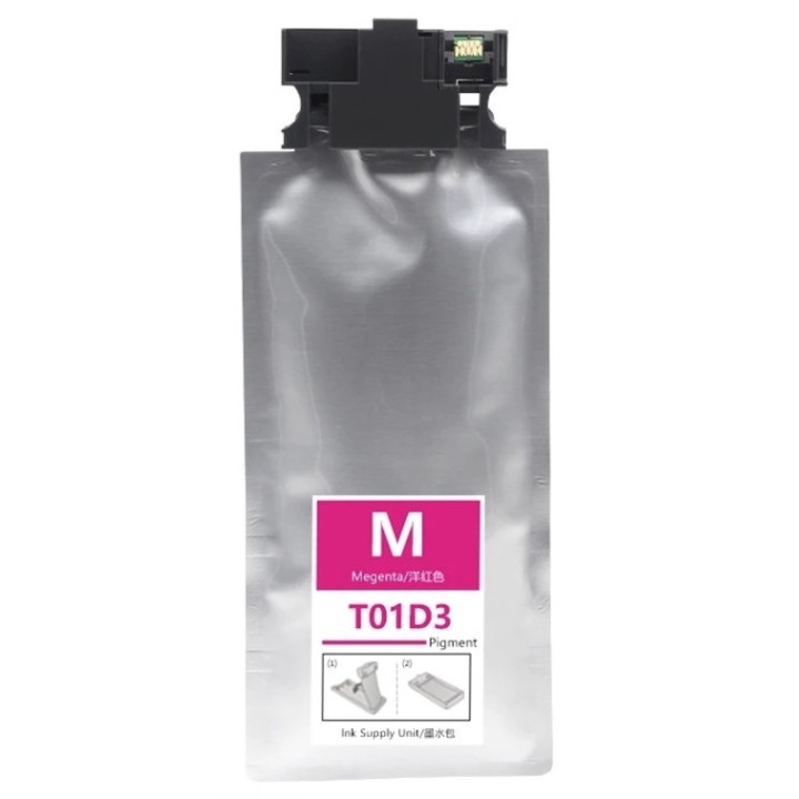 Epson T01D XXL magenta kompatibilis tintapatron (C13T01D300), 20.000 oldal az Epson WorkForce Pro WF-C529RDTW, WF-C529RDW, WF-C579RD2TWF, WF-C579RDTWF, WF-C579RDWF nyomtatókhoz